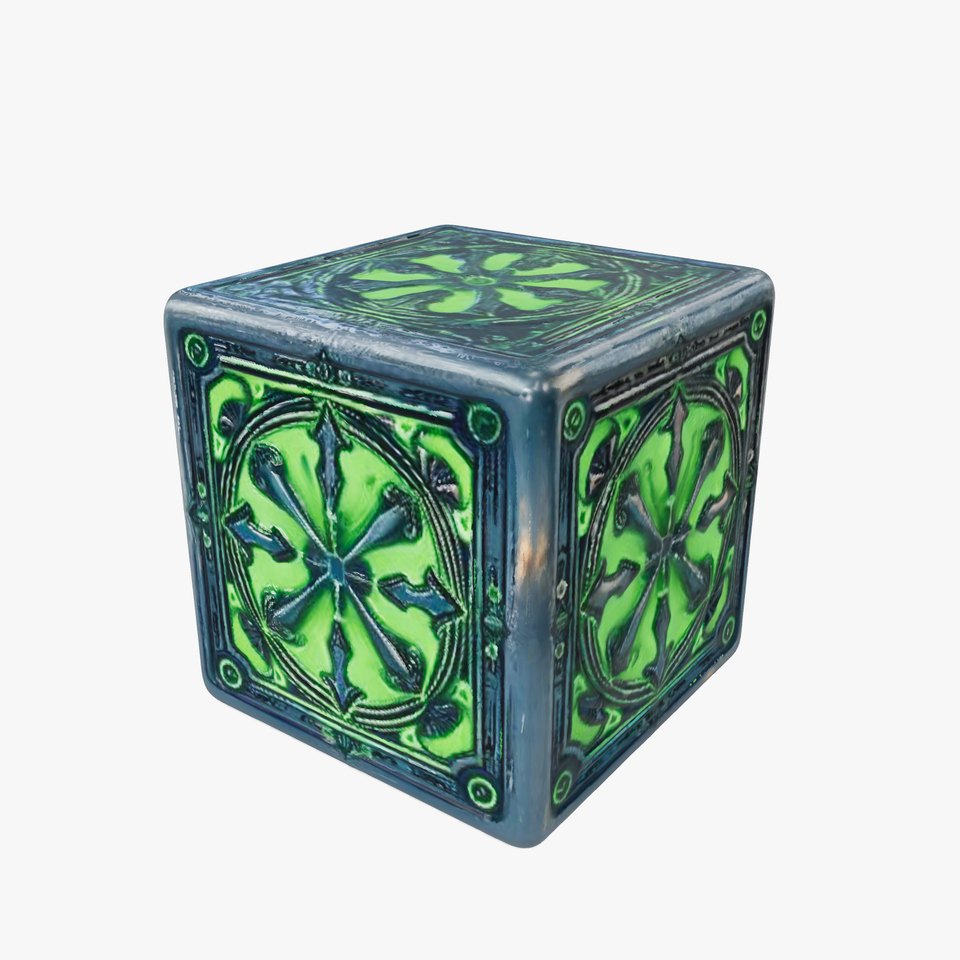 Fantasy Ornate Cube model pack for immersive environments